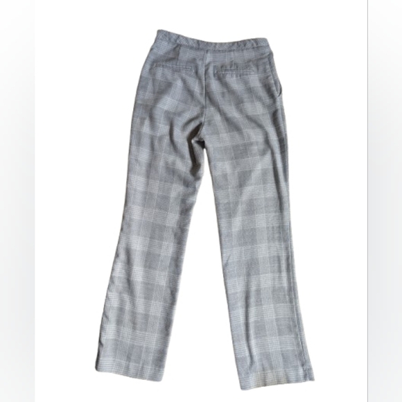 H&M Grey Plaid Trousers Size 6 - Classic Style - Picture 4 of 11